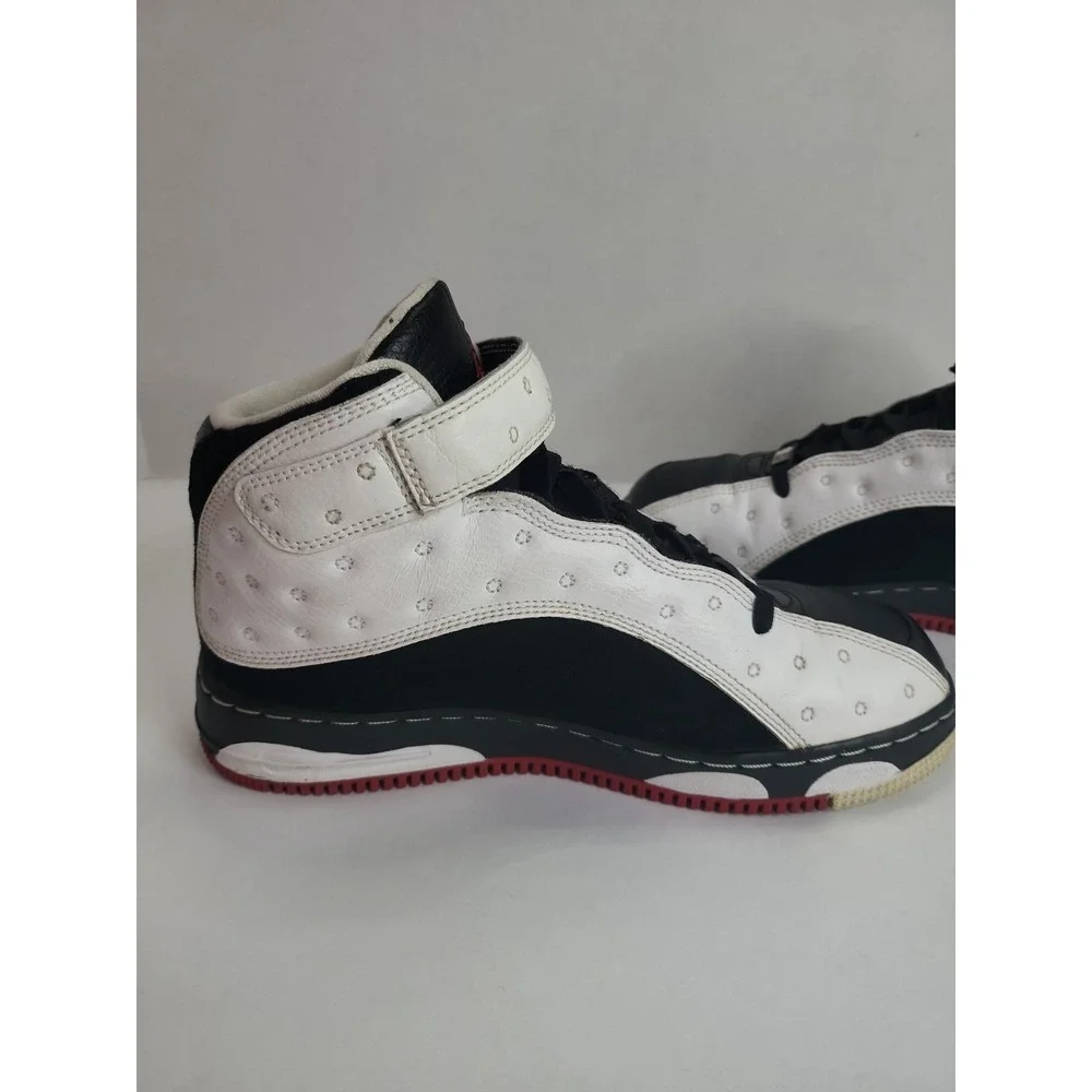 Nike Air Force 1 Fusion Jordan 13 Bred Mens Size 6Y Black Varsity Red 375472-101